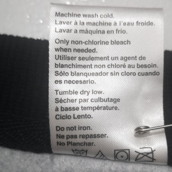 NWOT Mad Engine Men's Size Large "Pizza On Earth" Black Fleece Lined Sweatshirt - Picture 6 of 9